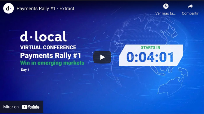 Screenshot payments rally video